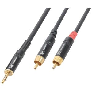Cabo de áudio PD-Connex 177033 - 1,5m, Preto, Jack 3,5mm, RCA Cabo de áudio PD-Connex 177033 - 1,5m, Preto, Jack 3,5mm, RCA
