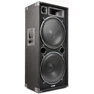 MAX MAX215 Enceinte PA 3 voies câblée noire 2000W - Publicité MAX MAX215 Enceinte PA 3 voies câblée noire 2000W - Publicité