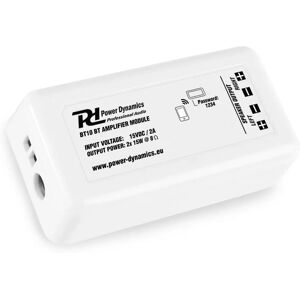 Power Dynamics BT10 Kompakt stereo forsterker - Hjem Hvit Power Dynamics BT10 Kompakt stereo forsterker - Hjem Hvit