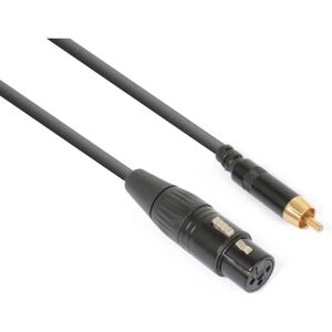 PD-Connex - CX136 - XLR-3P hembra - RCA macho - Cable de audio PD-Connex - CX136 - XLR-3P hembra - RCA macho - Cable de audio