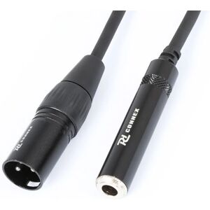 Cabo de Áudio PD-Connex CX130 - XLR (3 pinos) 6,35mm Preto Cabo de Áudio PD-Connex CX130 - XLR (3 pinos) 6,35mm Preto