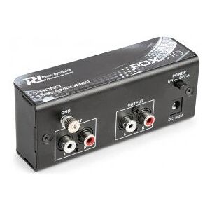Power Dynamics PDX010 RIAA Phono-forforsterker - Lydtilbehør Power Dynamics PDX010 RIAA Phono-forforsterker - Lydtilbehør
