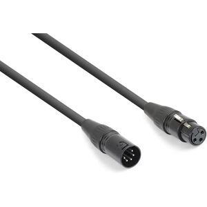 Cable de audio PD-Connex 177944 - 0,1 m XLR (3 pines) XLR (5 pines) - Negro Cable de audio PD-Connex 177944 - 0,1 m XLR (3 pines) XLR (5 pines) - Negro
