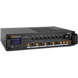 Power Dynamics PDV240MP3 Negro - Amplificador Mezclador PA - 240W - 4 Zonas Power Dynamics PDV240MP3 Negro - Amplificador Mezclador PA - 240W - 4 Zonas