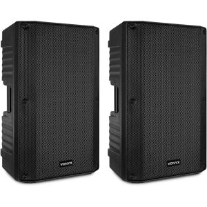 Vonyx VSA120S 2-veis Svart Kablet 400 W - Høyttalersystem Vonyx VSA120S 2-veis Svart Kablet 400 W - Høyttalersystem