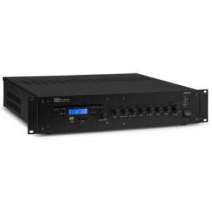 Power Dynamics PRC120 Amplificador Mixer - 5 Canais, 120W, Bluetooth, CD Power Dynamics PRC120 Amplificador Mixer - 5 Canais, 120W, Bluetooth, CD