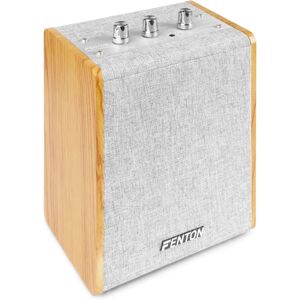 Fenton VBS40 Altavoz de Madera Vintage con Bluetooth - 20W Portátil Fenton VBS40 Altavoz de Madera Vintage con Bluetooth - 20W Portátil