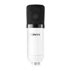 Microphone de studio blanc Vonyx CMS300W - Microphone USB à condensateur professionnel - Publicité Microphone de studio blanc Vonyx CMS300W - Microphone USB à condensateur professionnel - Publicité