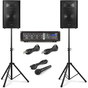 Vonyx VX210 Bærbart Fullt PA-System - Lydsystem Vonyx VX210 Bærbart Fullt PA-System - Lydsystem