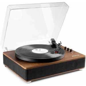 Tourntable Fenton RP162 Bois Noyer - Bluetooth USB - Vintage HiFi - Publicité Tourntable Fenton RP162 Bois Noyer - Bluetooth USB - Vintage HiFi - Publicité