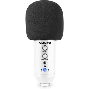 Vonyx CMS320W Hvid Studiomikrofon - Mikrofon Vonyx CMS320W Hvid Studiomikrofon - Mikrofon