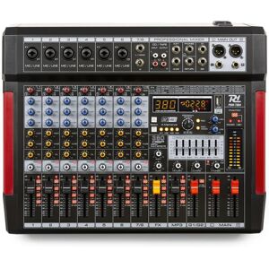 Power Dynamics PDM-T804 Mixer de palco - 8 Canais DSP/MP3 Power Dynamics PDM-T804 Mixer de palco - 8 Canais DSP/MP3