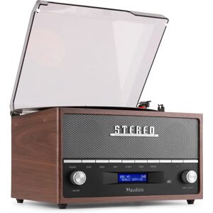 Audizio Frisco Platine Rétro - Stéréo, USB, Radio DAB+ - Publicité Audizio Frisco Platine Rétro - Stéréo, USB, Radio DAB+ - Publicité
