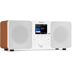 Audizio Genua DAB+ Blanc - Radio - Publicité Audizio Genua DAB+ Blanc - Radio - Publicité