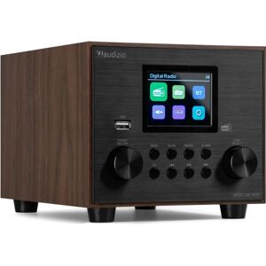 Audizio Vieste DAB+ Radio med Subwoofer - Sort & Mørk Brun - Radiosystem Audizio Vieste DAB+ Radio med Subwoofer - Sort & Mørk Brun - Radiosystem