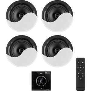 Power Dynamics Powerline B100BSet - Kit de 4 altavoces de techo empotrados Power Dynamics Powerline B100BSet - Kit de 4 altavoces de techo empotrados