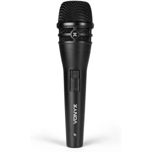 Micrófono negro Vonyx VDM10 - Micrófono para escenario y actuaciones Micrófono negro Vonyx VDM10 - Micrófono para escenario y actuaciones