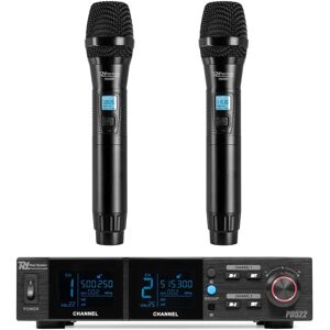 Power Dynamics PD522 Sistema Inalámbrico de Microfonos UHF - Wireless Microphone System Power Dynamics PD522 Sistema Inalámbrico de Microfonos UHF - Wireless Microphone System