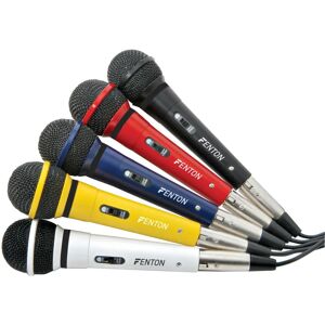 Conjunto de micrófonos Fenton DM120 - Colores variados - Karaoke Conjunto de micrófonos Fenton DM120 - Colores variados - Karaoke