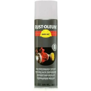 Rust-Oleum White RAL 9006 Hard Hat Spray - Paint for Steel, Wood, Concrete Rust-Oleum White RAL 9006 Hard Hat Spray - Paint for Steel, Wood, Concrete