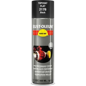 Rust-Oleum Hard Hat Matte Black Spray - Paint for Steel, Wood, Concrete - 2178 Rust-Oleum Hard Hat Matte Black Spray - Paint for Steel, Wood, Concrete - 2178