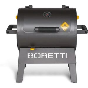 Boretti Terzo Barbecue Esterno Compatto - 30x40cm, Termometro, Coperchio in Acciaio Boretti Terzo Barbecue Esterno Compatto - 30x40cm, Termometro, Coperchio in Acciaio