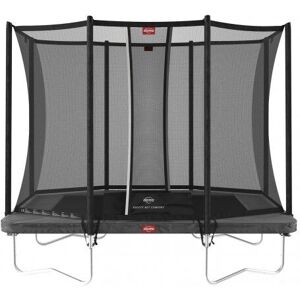 BERG Rektangulært Trampoline 280cm - Sikkerhetsnett - Grå BERG Rektangulært Trampoline 280cm - Sikkerhetsnett - Grå
