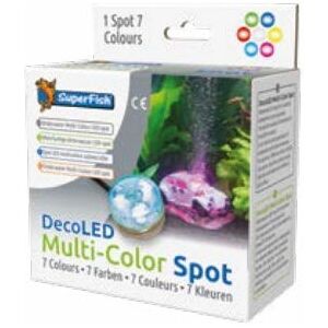SuperFish DecoLED Spot Multicolore - Éclairage d'aquarium - Étanche - Publicité SuperFish DecoLED Spot Multicolore - Éclairage d'aquarium - Étanche - Publicité