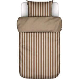 Marc O'Polo Toffee Brown Sänglinne - Klassisk randig Marc O'Polo Toffee Brown Sänglinne - Klassisk randig