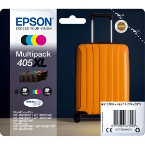 Epson 405XL Ink Cartridge - Multi Pack - Black, Cyan, Magenta, Yellow Epson 405XL Ink Cartridge - Multi Pack - Black, Cyan, Magenta, Yellow