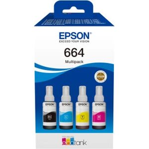 Epson C13T66464A Inkoustové kazety - 4 kusy - Černá, Azurová, Magenta, Žlutá Epson C13T66464A Inkoustové kazety - 4 kusy - Černá, Azurová, Magenta, Žlutá