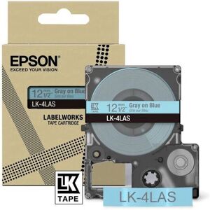 Epson LK-4LAS Bande d'Étiquettes - Bleu sur Gris - 1.2 cm x 8 m - Publicité Epson LK-4LAS Bande d'Étiquettes - Bleu sur Gris - 1.2 cm x 8 m - Publicité