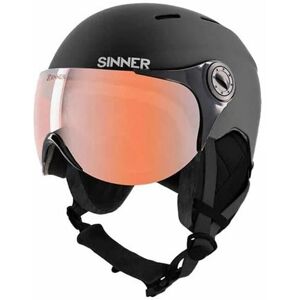 Sinner Typhoon Visor Zwart Skihelm - Ski Helmet Sinner Typhoon Visor Zwart Skihelm - Ski Helmet