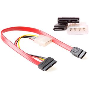 ACT Micro SATA Kabel - 0,3m Rood ACT Micro SATA Kabel - 0,3m Rood