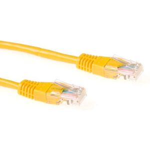ACT IB8851 Jaune 1,5m Câble Patch CAT6 U/UTP - Publicité ACT IB8851 Jaune 1,5m Câble Patch CAT6 U/UTP - Publicité