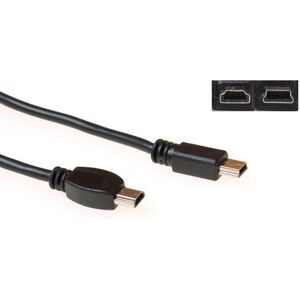 ACT SB2602 Cable USB - 2m Mini-USB A B M-M - Negro ACT SB2602 Cable USB - 2m Mini-USB A B M-M - Negro