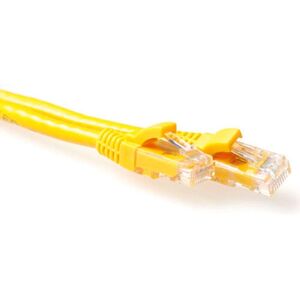 ACT Geel 1,5m CAT6A U/UTP Netwerkkabel ACT Geel 1,5m CAT6A U/UTP Netwerkkabel