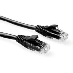 ACT Zwarte 15 meter U/UTP CAT6 Patchkabel Snagless - Netwerkkabel ACT Zwarte 15 meter U/UTP CAT6 Patchkabel Snagless - Netwerkkabel