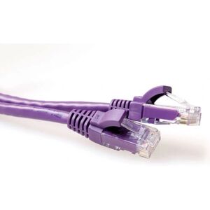ACT Paarse 15m U/UTP CAT6 Patchkabel - Netwerkkabel ACT Paarse 15m U/UTP CAT6 Patchkabel - Netwerkkabel