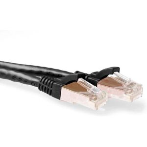 ACT Zwarte 7 meter SFTP CAT6A patchkabel ACT Zwarte 7 meter SFTP CAT6A patchkabel