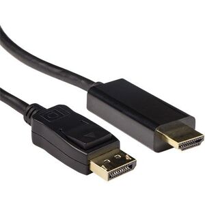 ACT DisplayPort naar HDMI-A 5m Adapter - Zwart ACT DisplayPort naar HDMI-A 5m Adapter - Zwart