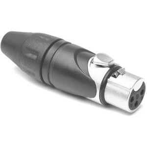 Connecteur XLR Métallique 3 broches Amphenol AX3F - Connecteur XLR - Publicité Connecteur XLR Métallique 3 broches Amphenol AX3F - Connecteur XLR - Publicité
