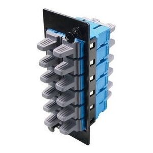 Molex - AFR-00375 - LC Quad 12 Fibre MM OM3 plaque adaptatrice - Publicité Molex - AFR-00375 - LC Quad 12 Fibre MM OM3 plaque adaptatrice - Publicité