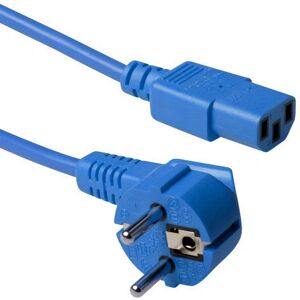ACT Stromkabel C13 - 0,6m Blau - Netzanschluss ACT Stromkabel C13 - 0,6m Blau - Netzanschluss