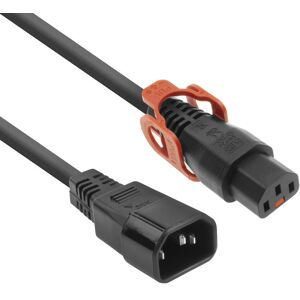 ACT AK5156 Power Cable - Locking C13/C14 - 2m ACT AK5156 Power Cable - Locking C13/C14 - 2m