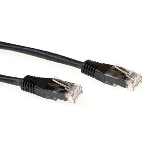ACT 0,50m Câble Réseau Cat6a UTP - U/UTP - Noir - Publicité ACT 0,50m Câble Réseau Cat6a UTP - U/UTP - Noir - Publicité