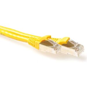 ACT Gele 1,5m LSZH SFTP Cat6a Netwerkkabel ACT Gele 1,5m LSZH SFTP Cat6a Netwerkkabel