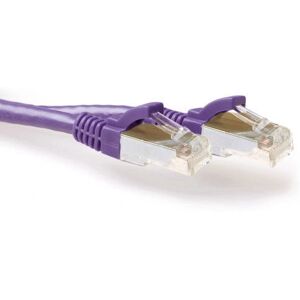 ACT Paarse 3m LSZH SFTP CAT6A Patchkabel - Netwerkkabel ACT Paarse 3m LSZH SFTP CAT6A Patchkabel - Netwerkkabel
