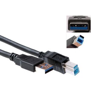 ACT USB Kabel - 5m USB 3.2 Gen 1 Zwart ACT USB Kabel - 5m USB 3.2 Gen 1 Zwart