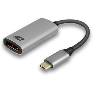 ACT AC7030 USB-C naar DisplayPort Adapter - 4K 0,15m ACT AC7030 USB-C naar DisplayPort Adapter - 4K 0,15m